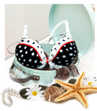 La Bebe™ Boutique Lingerie Art.41811 Eco panties Spring/Summer Collection Fancy Dots&Buttons