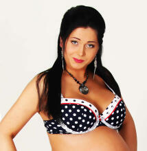La Bebe™ Boutique Lingerie Art.41811 Eco panties Spring/Summer Collection Fancy Dots&Buttons