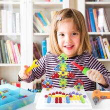 TLC Baby Puzzle Peg Art.T20073 Bērnu 3D mozaīkas puzle