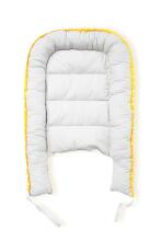 La Bebe™ Babynest Cotton Art.42110 Yellow/Grey