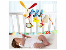 BabyMix Bear Art.44880 Vaikų žaislinė spiralė vežimėliui / lovai / automobilio kėdutei