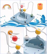 Zaxiva Motor Skills Cube Art.B0DLWFYFW6 Деревянная игрушка - Куб для развития моторики