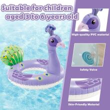 Peacock Inflatable Swimming Ring Art.43617