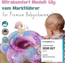 Edwekin Premium Baby Swimring Art.4408 надувной круг для купания 6-36 месяцев (7-18кг)