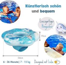 Edwekin Premium Baby Swimring Art.4408 надувной круг для купания 6-36 месяцев (7-18кг)