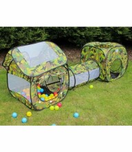TLC Baby Military Tent Art.L44B1 Детская палатка с тоннелем