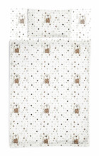 La Bebe™ Set 100x140/105x150/40x60 Art.44506 Bunnies Комплект детского постельного белья из 3х частей
