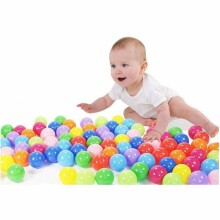 TLC Baby Dry Pool Ball Ball Art. 44656 Baseino kamuoliukai - spalvoti 200 vnt., Ø 5,5 cm