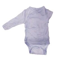 Margo Body  Art.45654 Grey  Детские бодик с длинным рукавом из хлопка