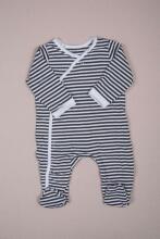 Margo Sleepsuit Art.45910 Stripes  Zīdaiņu kokvilnas kombinezons