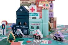 Ikonka Wooden Blocks Art.KX6199