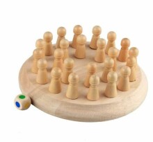 Ikonka Memory Chess Art.KX6212 Koka šahs