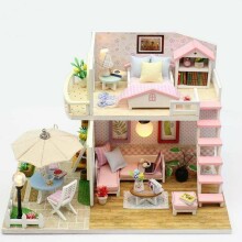 Ikonka Doll House  Art.KX6996 Деревянный домик для кукол