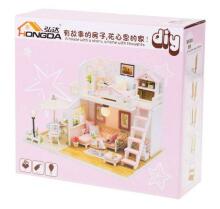 Ikonka Doll House  Art.KX6996 Leļļu māja no koka