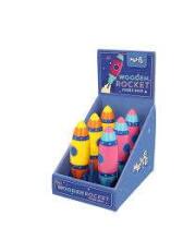 Kids Krafts Majigg Wooden Rocket Art.WD240  Koka raķete