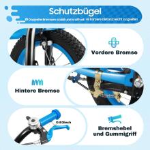 Kids Bike Wheels Collas 12' Blue Art.46663 Bērnu divritenis (velosipēds) ar palīgriteņiem