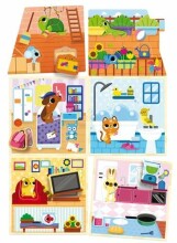 Carotina Baby Montessori Pet House  Art.80120	 Montesori Dzīvnieku māja