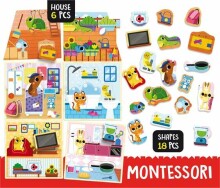 Carotina Baby Montessori naminių gyvūnėlių namelis. Art. 800120 Montessori naminių gyvūnėlių namai