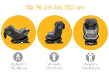 Osann Swift360 S i-Size Art.47005 Grey Детское автомобильное кресло 0-36кг