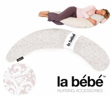 „La Bebe ™ Moon“ motinystės pagalvės užvalkalas, 47386 baltų taškų papildomas užvalkalas pasagai  195 cm