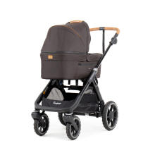 Emmaljunga Sento Max Outdoor Art.47476 Brown Stroller with cradle
