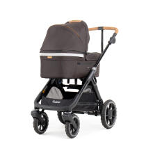 Emmaljunga Sento Max Outdoor Art.47476 Brown Stroller with cradle