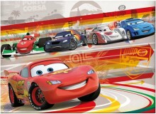 Lisciani Giochi Supermaxi Cars Art.46744 Divpusēja puzle-krāsojamā grāmata