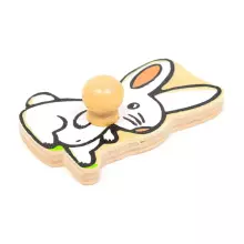 DJECO Wooden Puzzles Развивающий пазл Farm'n'co DJ01116