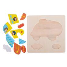 Ikonka  Wooden Puzzles Art.KX6521_1  Bērnu koka puzle