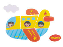 Ikonka  Wooden Puzzles Art.KX6521_1  Bērnu koka puzle
