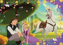 Lisciani Giochi Rapunzel Art.65301 Divpusēja puzle-krāsojamā grāmata
