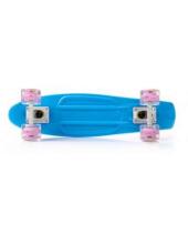 Meteor® Penny Board Art.22608 Flower white  Детская роликовая доска (Скейтборд)