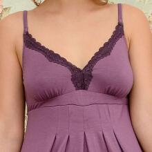 Bogema Lingerie Art.48979 Dark Lila Сорочка для беременных и кормящих