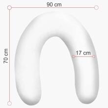 La Bebe™ Rich Maternity Pillow Art.49144 Grey, 34x104 cm