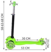 TLC Scooter Led Art.2865XG Green