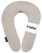 „La Bebe ™“ prigludusi satino slaugos motinystės pagalvė, 49343 pilka pasaga kūdikiams maitinti / miegoti / pasaga nėščioms moterims, 20x70 cm