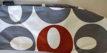 La Bebe™ Rich Cotton Nursing Maternity Pillow Art.49548 Orage&Grey circles Подковка для сна, кормления малыша 30x104 cm