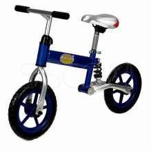 Baby Maxi Art.1009 mėlynas balansuojantis dviratis su amortizatoriumi