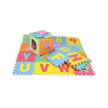 TLC Baby Floor Puzzle Art.19027 Bērnu daudzfunkcionālais grīdas paklājs puzle burti no 36 elementiem