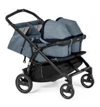 Peg Perego '21 Book For Two Classico Art.IP05280000GL51RO51 Indigo  Прогулочная коляска для двойни