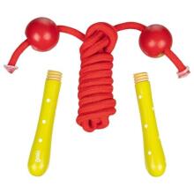 Goki Skipping rope with varnished wooden-screw-handle Art.63908