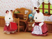Sylvanian šokolādes zaķes māsiņas Frejas rakstāmgalds Art. 5016