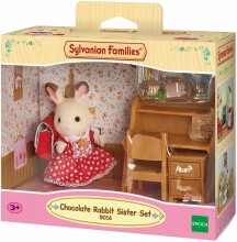 Sylvanian Families Art.5016 Chocolate Rabbit Sister (Freya) Set (Desk)