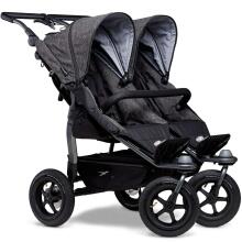 TFK Duo Mono Sport Art.T-D1-SA-411 Premium Anthracite Dvīņu sporta ratiņi