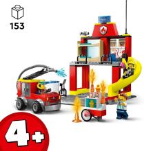 Lego City Fire Art.60375 ugunsdzēsēju depo