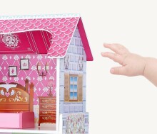 EcoToys Doll House Art.W08012 Деревянный кукольный домик