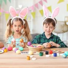 Home Company Rabbit Ear Art.53836 Carnival costume - bunny ears