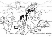 Lisciani Giochi Supermaxi Jungle Book Art.63963  Двухсторонний пазл-раскраска