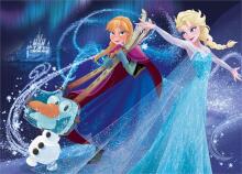 Lisciani Giochi Supermaxi Frozen Art.66711  Двухсторонний пазл-раскраска