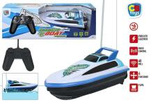 Colorbaby Toys Racing Boat Art.46237 Radiovādamā motorlaiva 20cm
